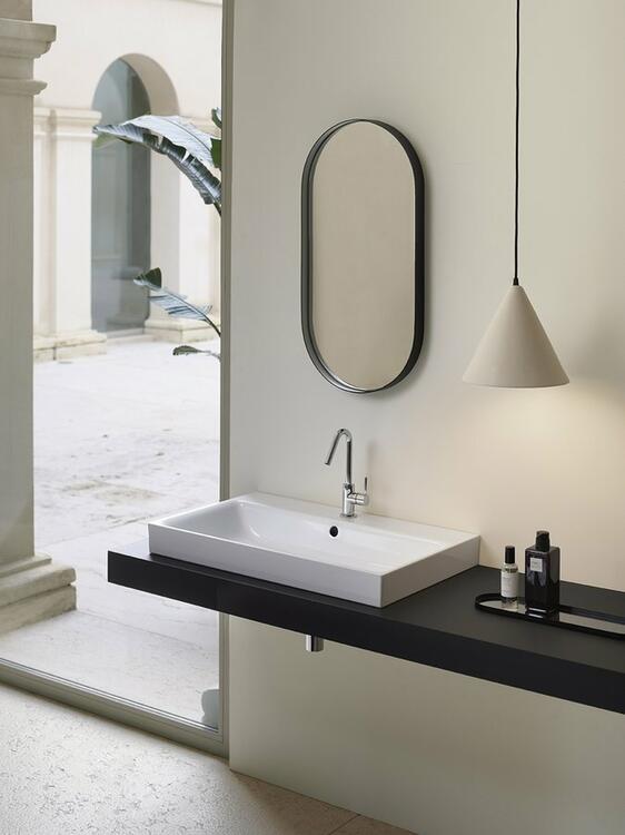 Keramické umyvadlo 80×50 cm bílá – GSI NUBES 9622111