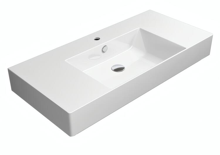 Keramické umyvadlo 100×47 cm bílá - KUBE X 9451111