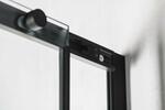 ALTIS BLACK obdélníkový sprchový kout 900x800 mm, L/P varianta, rohový vstup, čiré sklo
