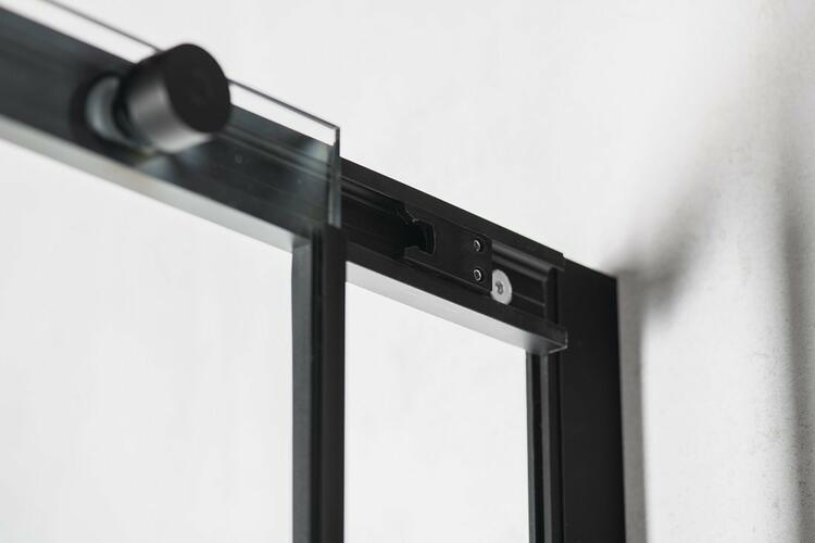 ALTIS BLACK obdélníkový sprchový kout 900x800 mm, L/P varianta, rohový vstup, čiré sklo