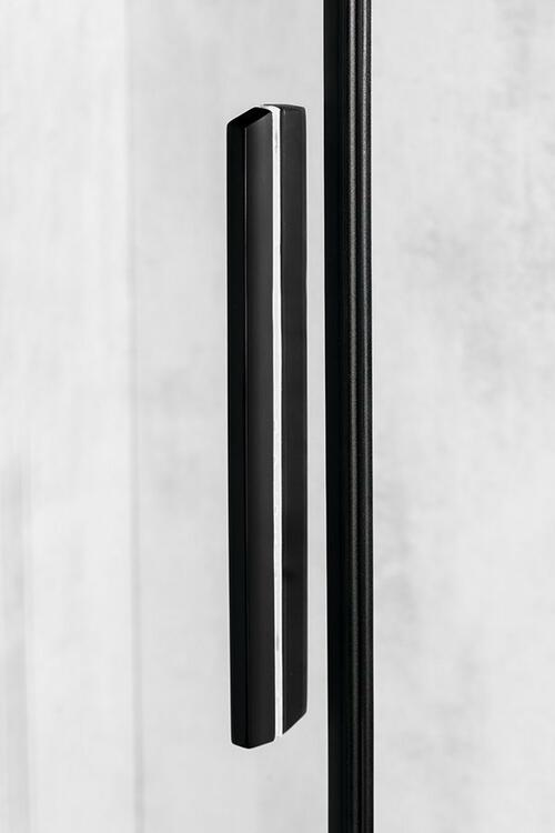 ALTIS BLACK obdélníkový sprchový kout 900x800 mm, L/P varianta, rohový vstup, čiré sklo