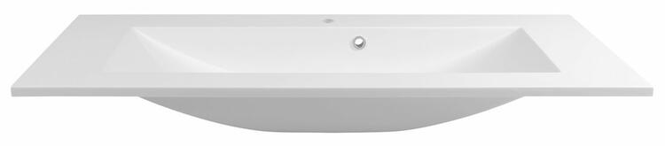 Umyvadlo 120×45 cm bílá – Sapho YUKON YU121