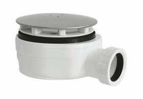 Vaničkový sifon, průměr 90mm, DN40, nízký, krytka chrom | Více - 