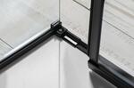 ALTIS BLACK obdélníkový sprchový kout 1300x800 mm, L/P varianta