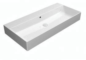 Keramické umyvadlo 100×47 cm bílá – GSI KUBE X 9423011 | Více - 