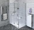 FORTIS obdélníkový sprchový kout 1300x1200 mm, L varianta