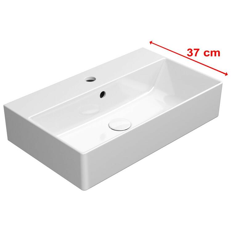 Keramické umyvadlo 60×37 cm bílá – GSI Kube X 9454111