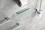 Polička 300x100x8mm, mléčné sklo