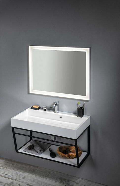 Umyvadlo kryt výpusti 90×46 cm bílá – Sapho AMUR 55032