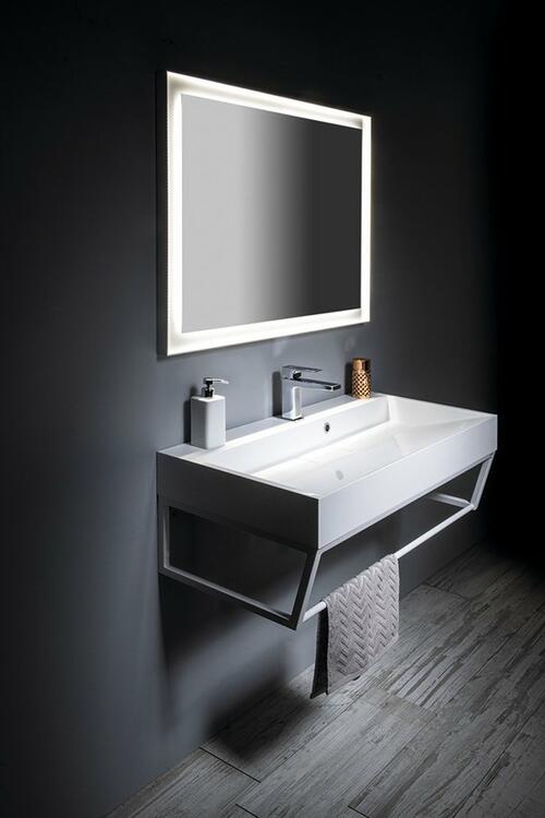 Umyvadlo kryt výpusti 90×46 cm bílá – Sapho AMUR 55032