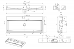 Umyvadlo 100 cm bílé – Sapho Orinoko OR100