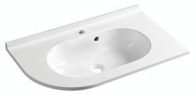 Umyvadlo pravé rohové 75×45 cm bílá – Sapho PULSE BM658 | Více -