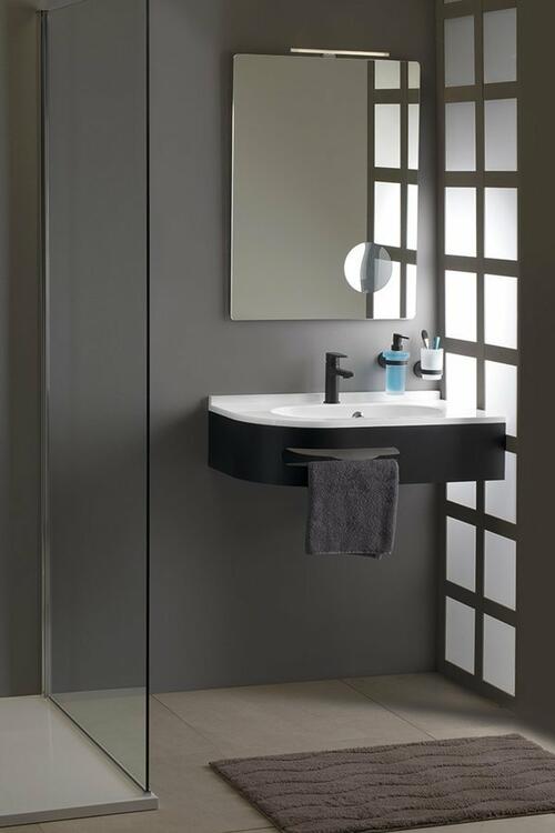 Umyvadlo pravé rohové 75×45 cm bílá – Sapho PULSE BM658