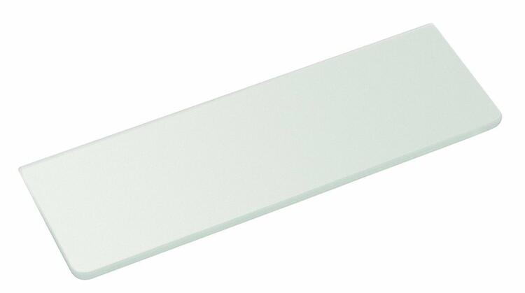 Polička 200x100x8mm, mléčné sklo