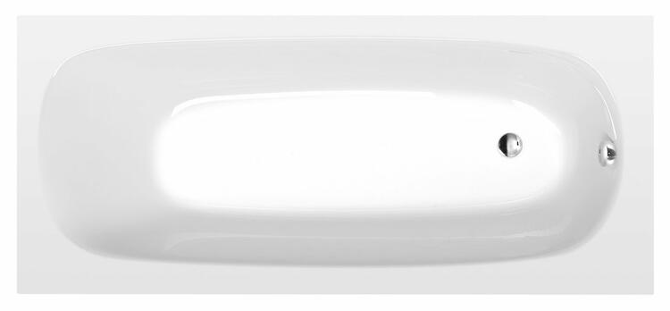 EBRO SLIM obdélníková vana 170x75x39cm, bílá