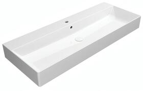 Keramické umyvadlo 120×47 cm bílá – GSI KUBE X 9424111 | Více -