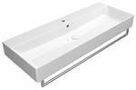 Keramické umyvadlo 120×47 cm bílá – GSI KUBE X 9424111