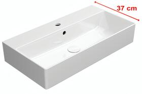 Keramické umyvadlo 70×37 cm bílá – GSI KUBE X 9455111 | Více - 