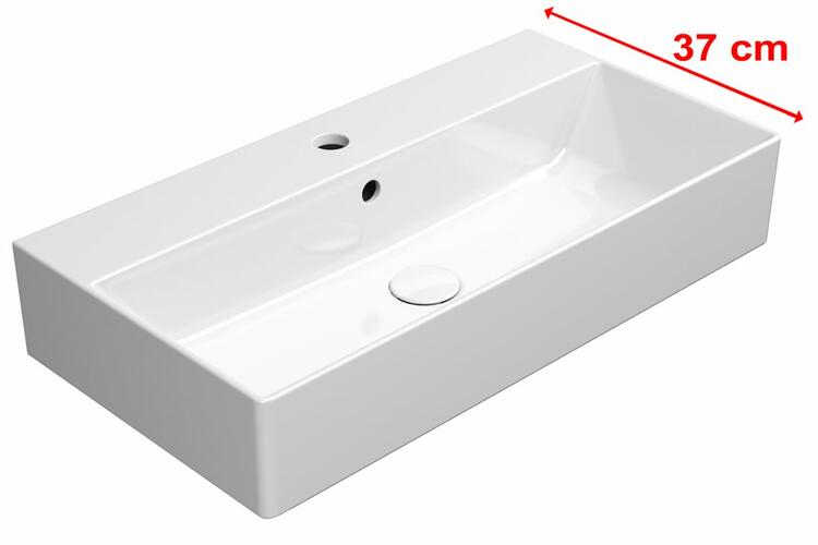 Keramické umyvadlo 70×37 cm bílá – GSI KUBE X 9455111