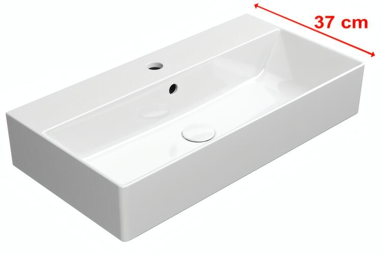 Keramické umyvadlo 70×37 cm bílá - KUBE X 9455111