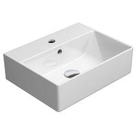 Keramické umyvadlo 45×35 cm bílá – GSI Kube X 94859111 | Více -