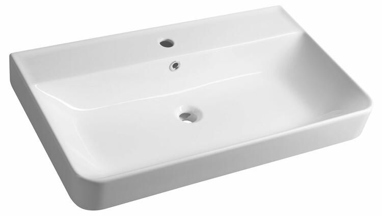 Keramické umyvadlo 80×48 cm bílá – Sapho GALI TU0174