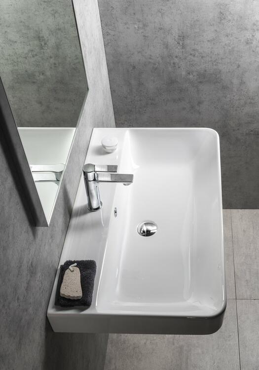 Keramické umyvadlo 80×48 cm bílá – Sapho GALI TU0174