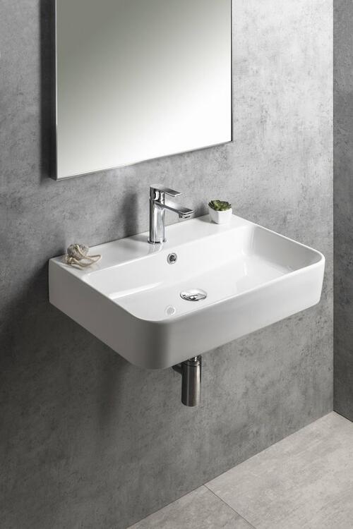 Umyvadlo 60 cm bílá – Sapho Gali TU0177