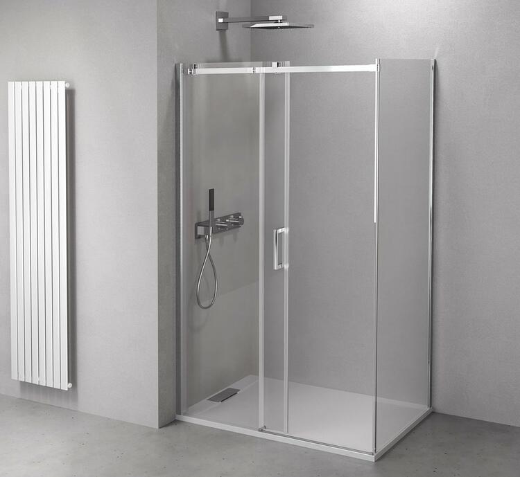 THRON SQUARE obdélníkový sprchový kout 1100x900mm, hranaté pojezdy