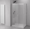 THRON ROUND obdélníkový sprchový kout 1300x1000mm, kulaté pojezdy