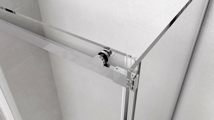 THRON ROUND obdélníkový sprchový kout 1500x900mm, kulaté pojezdy