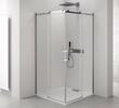 THRON SQUARE obdélníkový sprchový kout 1100x900mm, hranaté pojezdy, rohový vstup