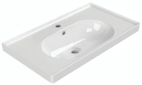 Keramické umyvadlo 80×45 cm bílá - BRAND TU0422 | Více - 