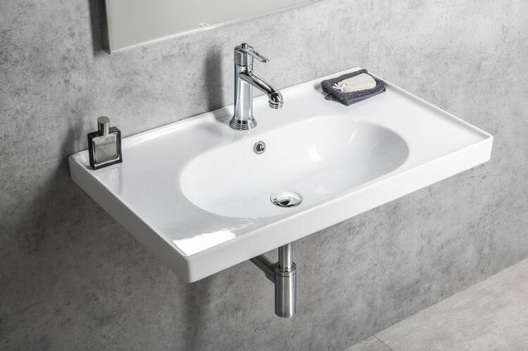 Keramické umyvadlo 80×45 cm bílá – Sapho BRAND TU0422