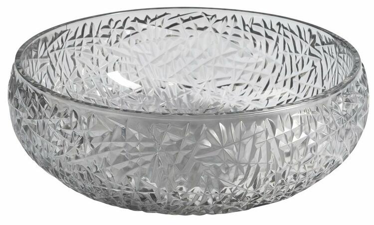 Skleněné gravírované umyvadlo 42 cm – Sapho Gaviota TY306