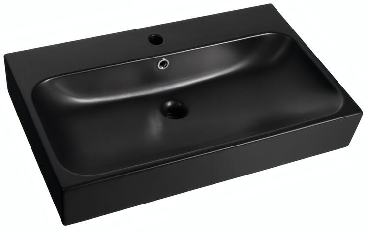 Keramické umyvadlo 76×46,5 cm černá mat - TORIDI TU0226B