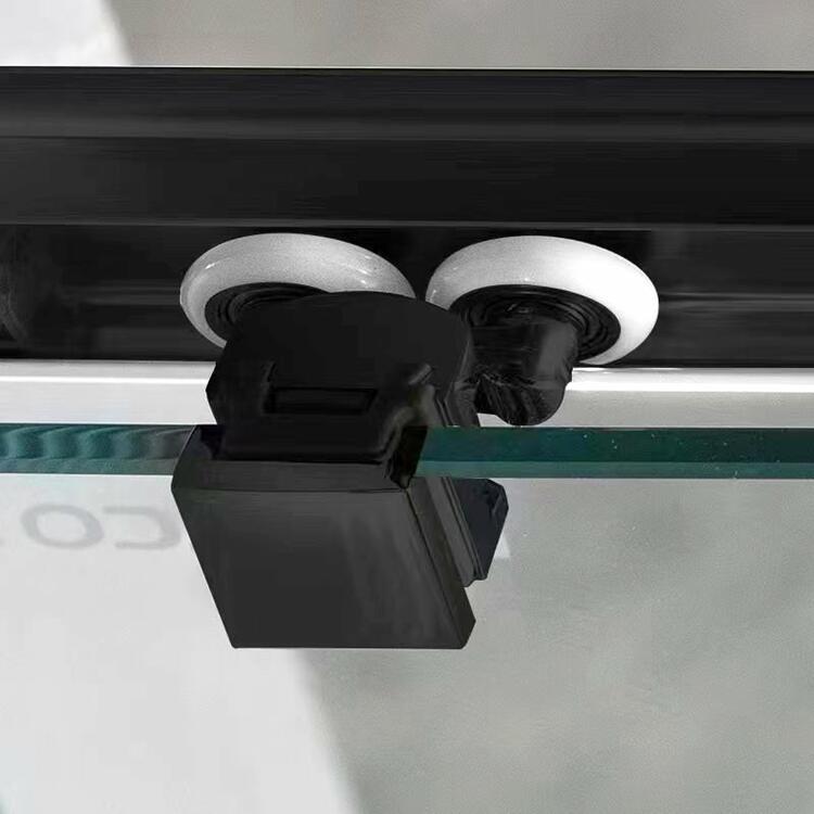 SIGMA SIMPLY BLACK obdélníkový sprchový kout 1200x1100 mm, L/P varianta, rohový vstup, čiré sklo