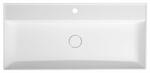 Umyvadlo kryt výpusti 100×47 cm bílá – Sapho TWIG TW100