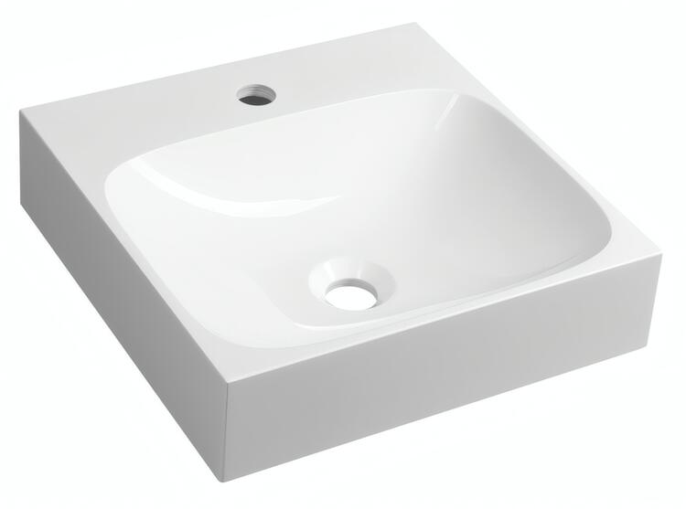 Umyvadlo 40×40 cm bílá – SAPHO EMONA EN040