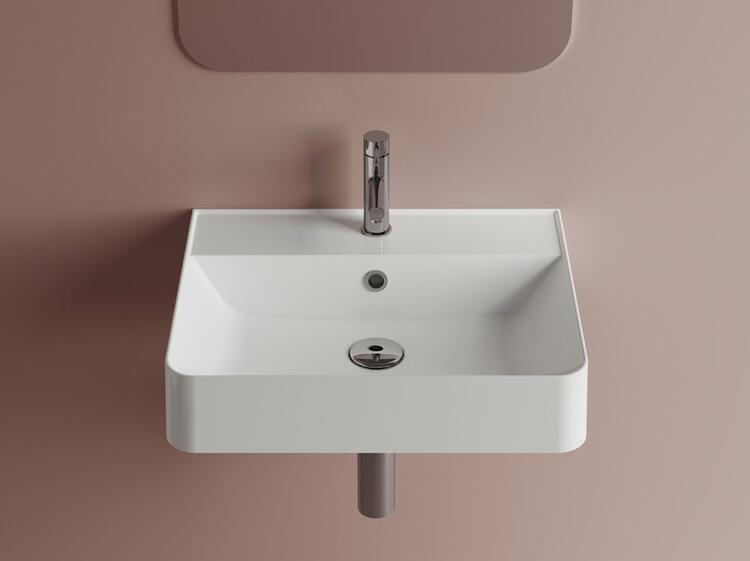 Umyvadlo 50×40 cm bílá – SAPHO KVANTA KV050