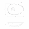 Umyvadlo 32 cm bílé – Sapho Kea KE320
