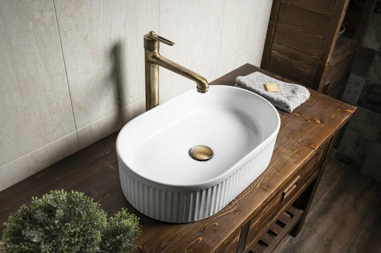 PICOBELLO keramické umyvadlo na desku 49x31cm, bílá