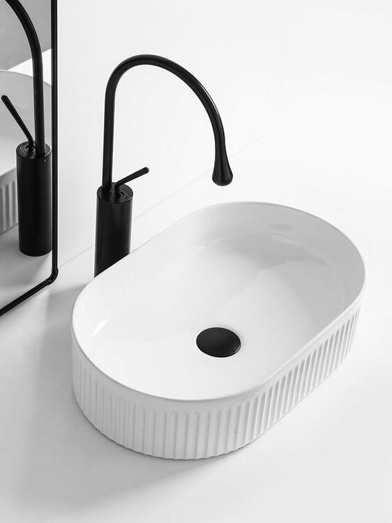 PICOBELLO keramické umyvadlo na desku 49x31cm, bílá