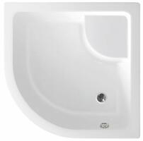 Čtvrtkruhová sprchová vanička 80 cm – Aqualine R550 C83 | Více -
