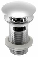 MINIMAL umyvadlová výpust 5/4“, click-clack, velká krytka, nerez mat | Více - 