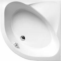SELMA hluboká sprchová vanička, čtvrtkruh 90x90x30cm, R550, bílá | Více - 