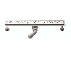 Odtokový nerezový žlab s roštem 90 cm – Aqualine Bucanera, L-900, DN50 | Více -