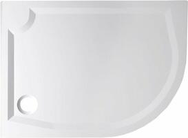 RIVA sprchová vanička z litého mramoru, čtvrtkruh 120x90cm, levá (GR1290L) | Více - 