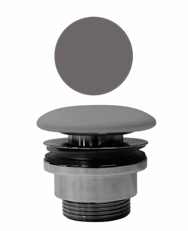 GSI umyvadlová výpust 5/4“, neuzavíratelná, tl.5-65 mm, keramická krytka, bistro mat