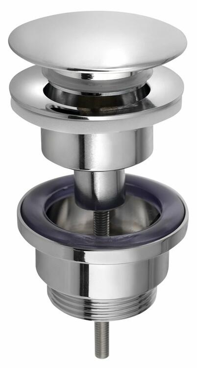 Umyvadlová výpust 5/4“ Click-Clack velká chrom – Bruckner 151.307.1